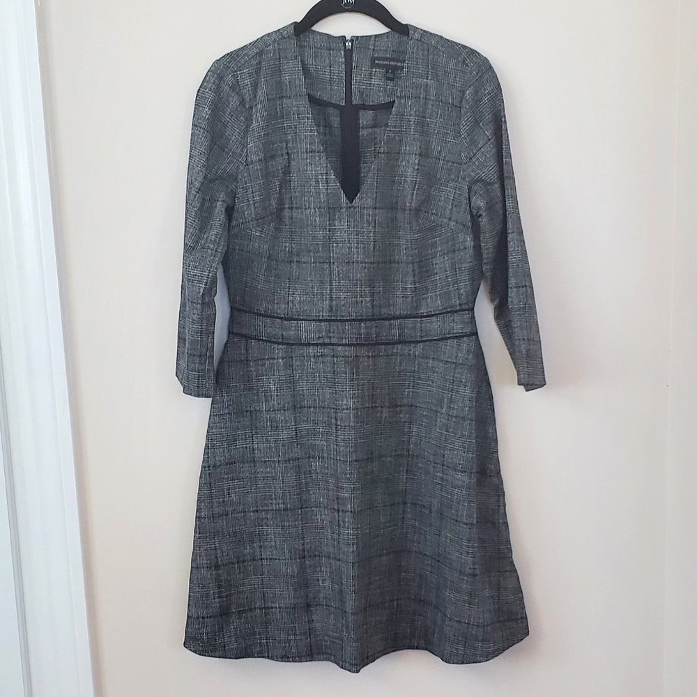 Banana Republic V Neck Fit & Flare Dress